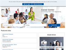 Tablet Screenshot of jobs.aace.org